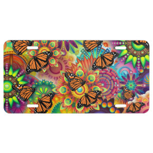Butterfly License Plate