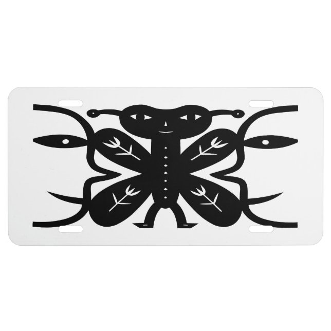 Butterfly License Plate (Front)