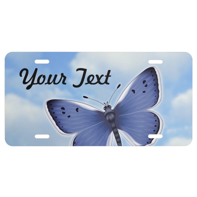 Butterfly License Plate (Front)