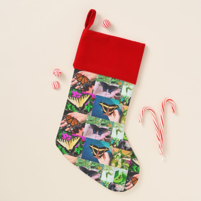 Butterfly Life Christmas Stocking (Front)