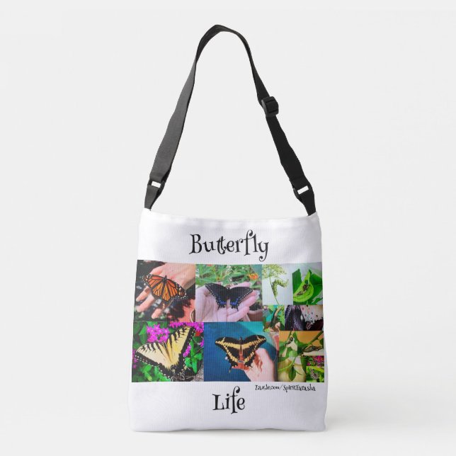 Butterfly Life Crossbody Bag (Back)