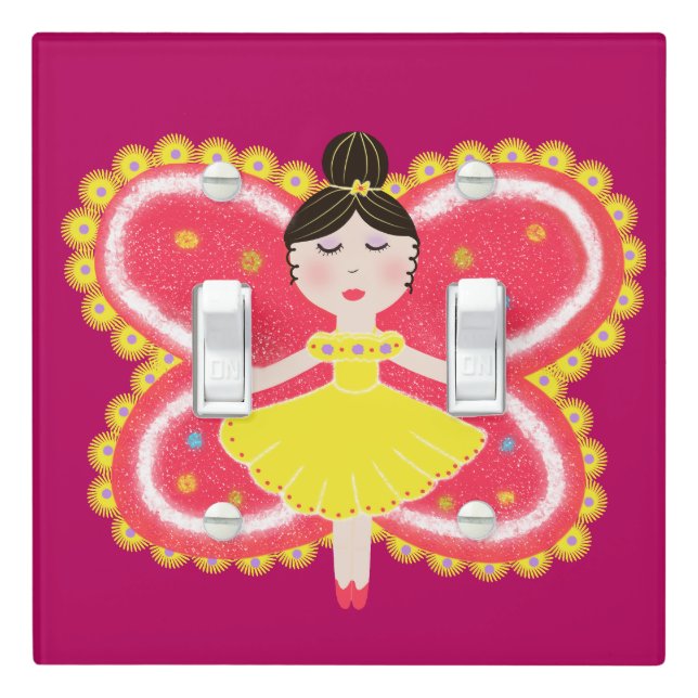 Butterfly  light switch cover (In Situ)