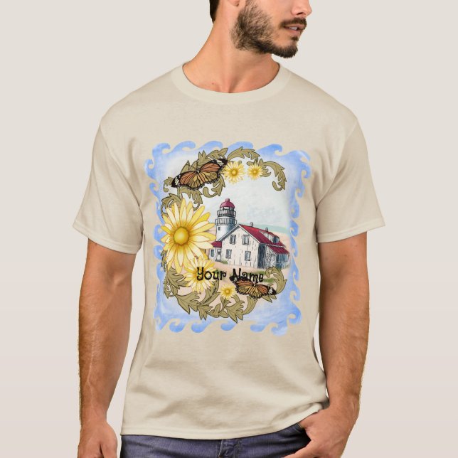 Butterfly Lighthouse  t-shirt (Front)