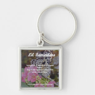 Butterfly Lil Reminder Gift Keychain