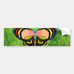 BUTTERFLY - LIVE LAUGH LOVE BUMPER STICKER