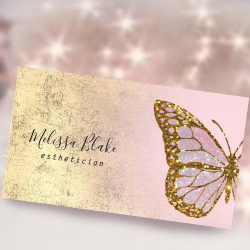 butterfly logo business card