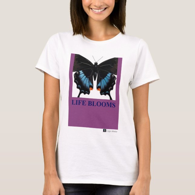 Butterfly Logo design for t-shirts  (Front)