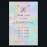 butterfly logo flyer<br><div class="desc">beauty salon flyer</div>