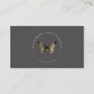 Butterfly Logo Nature Business Card