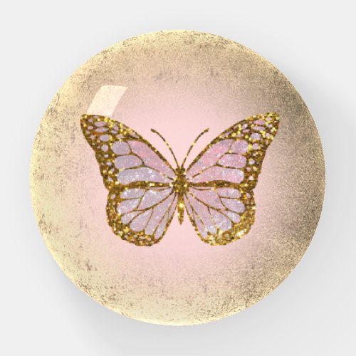 butterfly logo paperweight