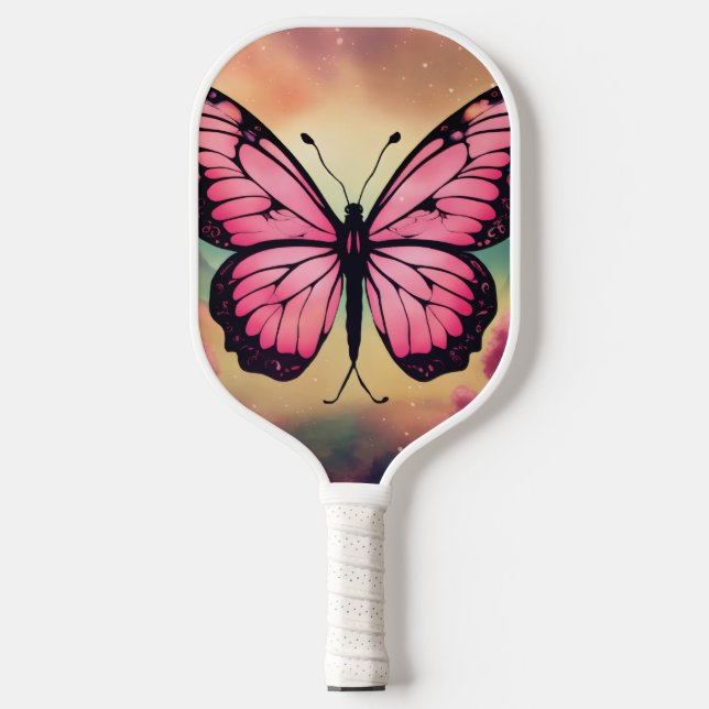 Butterfly Logo Protective Cover Pickleball Paddle (Front)