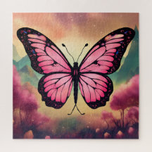 Butterfly Logo Puzzle | Beautiful Colorful Butterf