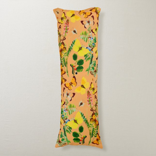 Butterfly Love Body Pillow (Front Vertical)