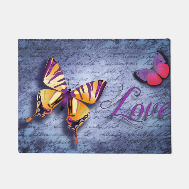 Butterfly Love Doormat (Front)