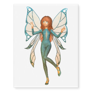 Butterfly Love Faerie Temporary Tattoos