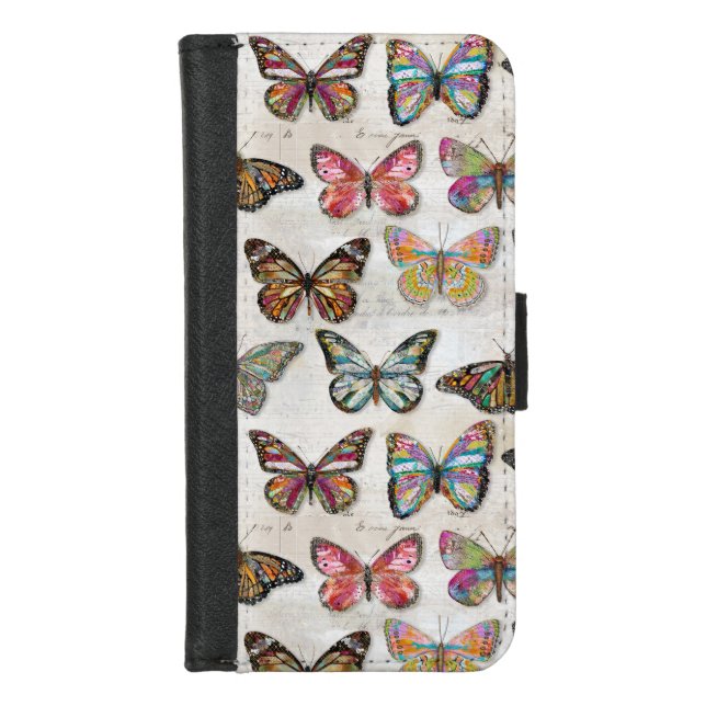 Butterfly Love iPhone Wallet Case (Front)