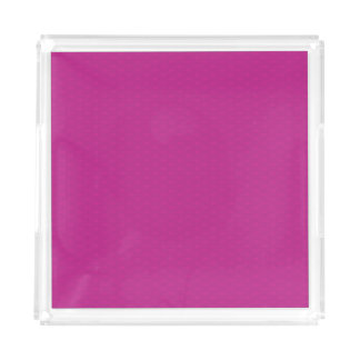 Butterfly Love | Magenta Lace Acrylic Tray