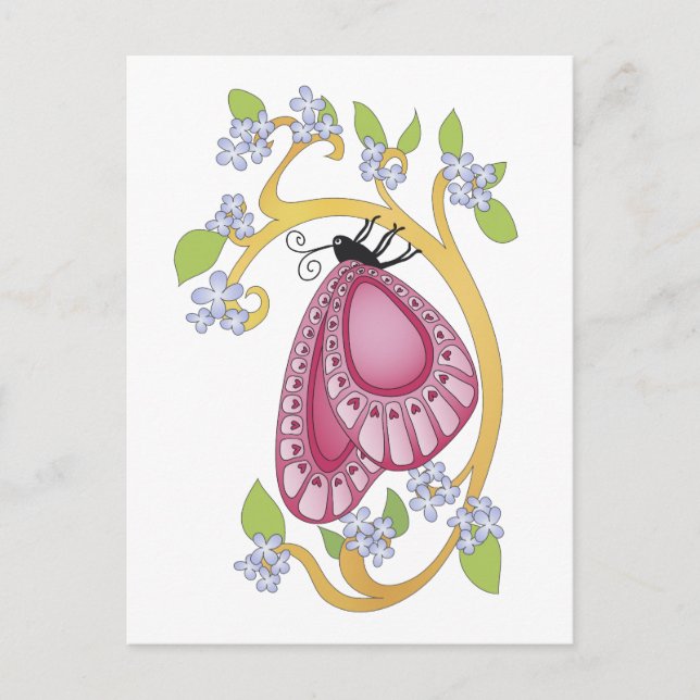 Butterfly Love Postcard (Front)