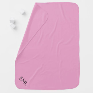 Butterfly Love | Solid Color Magenta 4 Personal Baby Blanket