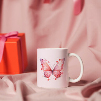 Butterfly Love | Watercolors | Feminine Coffee Mug