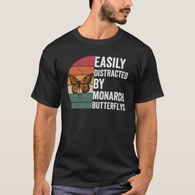Butterfly Lover Monarch Butterfly Gift T-Shirt (Front)
