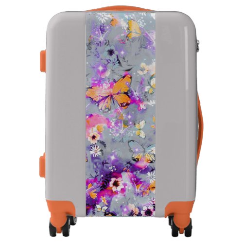 butterfly luggage luggage