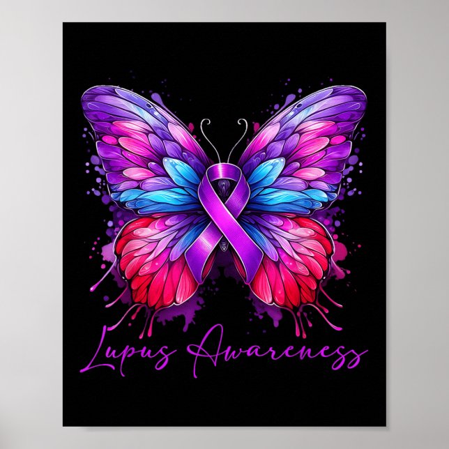 Butterfly Lupus Awareness Month  Poster (Front)