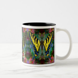 Butterfly Magic IV Two-Tone Coffee Mug