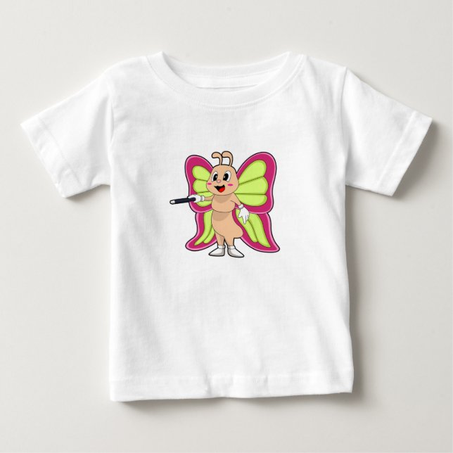 Butterfly Magic wand Baby T-Shirt (Front)
