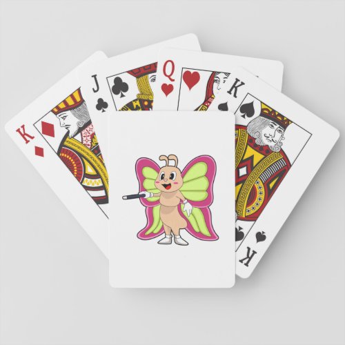 Butterfly Magic wand Playing Cards