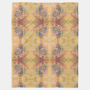 Butterfly Magnetic Art Custom Fleece Blanket
