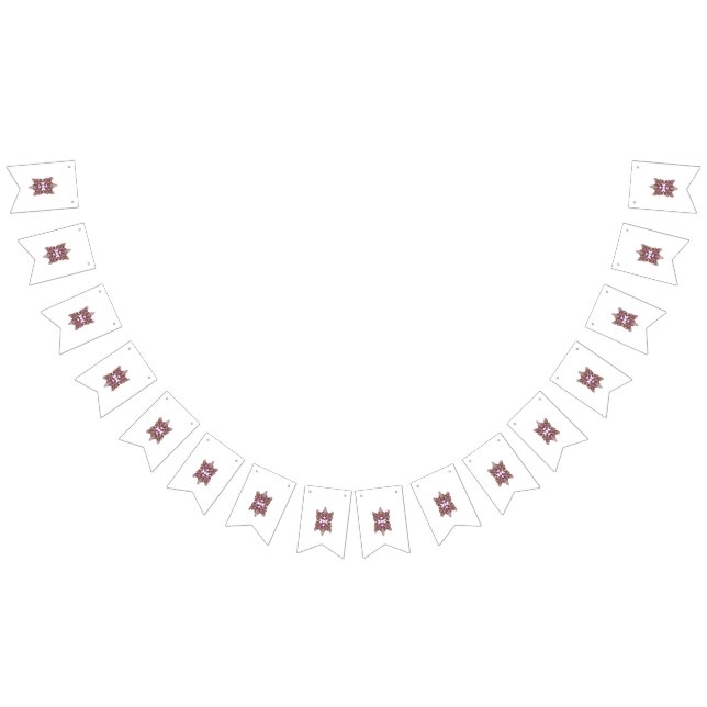 Butterfly Mandala Art • Boho Floral Design Bunting Flags (All)