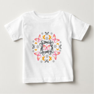 Butterfly Mandala Baby T-Shirt