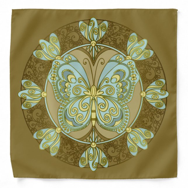 Butterfly Mandala - Bandana (Front)