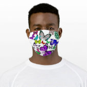 Butterfly mask, Butterflies mask, Butterfly, Adult Cloth Face Mask (Worn)