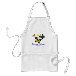 Butterfly Massage Therapist Adult Apron