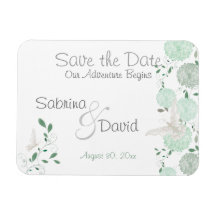 Butterfly Matcha Chrysanthemums Save the Date