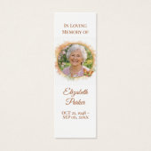 Butterfly Memorial Bookmark Celebration of Life (Front)