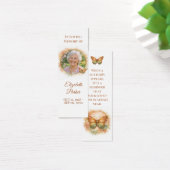 Butterfly Memorial Bookmark Celebration of Life (Desk)