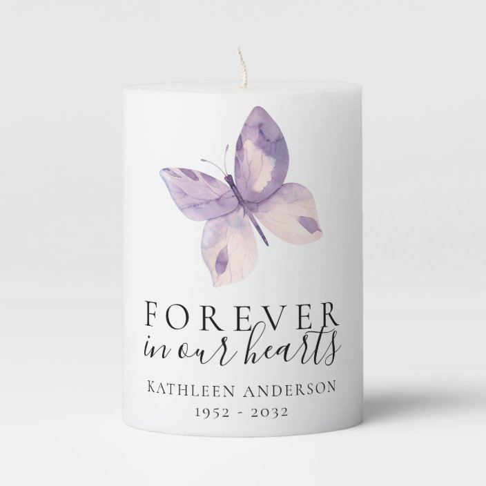 Butterfly Memorial Pillar Candle Zazzle Com   Butterfly Memorial Pillar Candle R507f250596c2477cb38af5a77744112c 6cvjx 704 