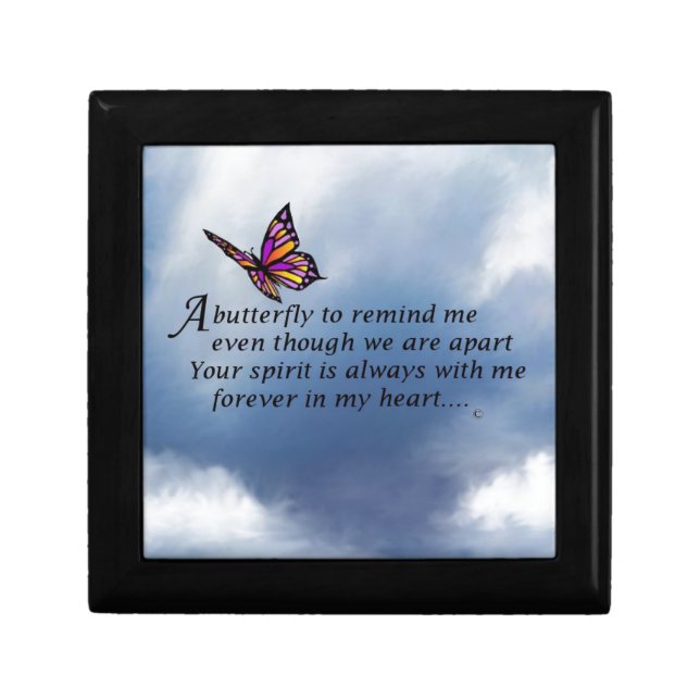 Butterfly Memorial Poem Gift Box (Front)