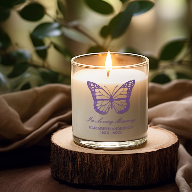 Butterfly Memorial Scented Candle (Creator Uploaded)