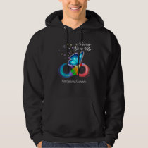 Butterfly Mesothelioma Awareness Hoodie