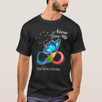 Butterfly Mesothelioma Awareness T-Shirt