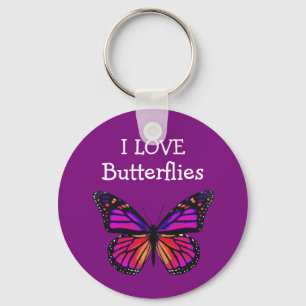 Butterfly Message Keychains