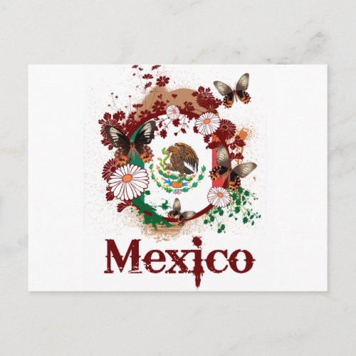 Butterfly Mexico Postcard