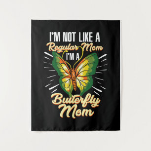 Butterfly Mom Gift, Mom Birthday Gift,Mother's Day Tapestry