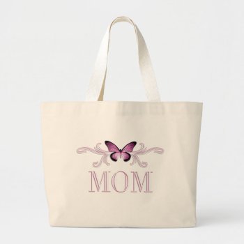 Butterfly Mom Tote Bag by mariannegilliand at Zazzle