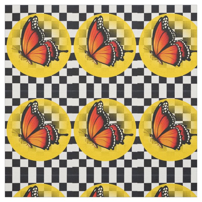 BUTTERFLY MONARCA FABRIC (Swatch)
