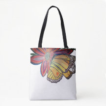 Butterfly monarch colorful two sided